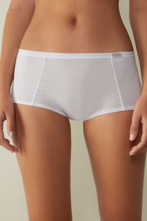 Intimissimi Katoenen Boyshorts Wit | ABEDF35169